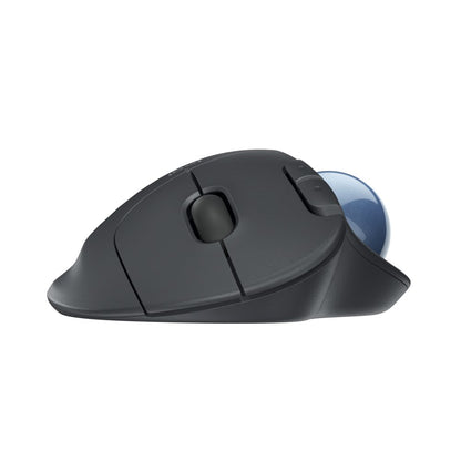 Logitech M575 Ergo Trackball for Business | Ergonomische Draadloze Muis | Rechtshandig | RF + Bluetooth | 2000 DPI | Grafiet - Matmuis - Matmuis