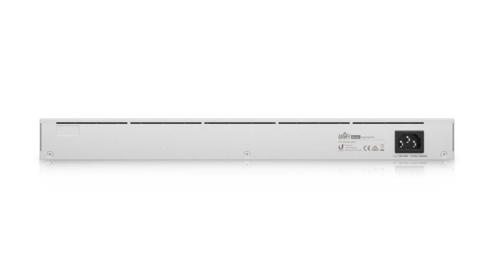 Ubiquiti Networks USW-Aggregation | Managed L2 Switch | 8 Poorten | 10G SFP+ | 1U Rackmount | Zilver - Matmuis