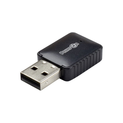 Inter-Tech DMG-07 | Wi-Fi 5 & Bluetooth 4.2 USB Adapter | 650 Mbps | Dual-band (2,4 GHz / 5 GHz) | Zwart - Matmuis - Matmuis