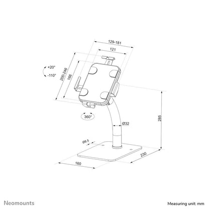 Neomounts Tablethouder | Tafelblad - Matmuis - Matmuis