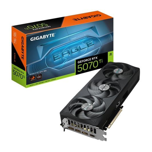 GIGABYTE GeForce RTX 5070 Ti EAGLE OC SFF | 16GB GDDR7 | DLSS 4 | Videokaart | Nvidia GPU - Matmuis - Matmuis