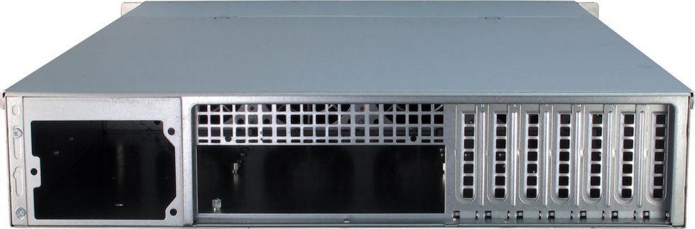 Inter-Tech IPC 2U-2408 Rack Zwart, Roestvrijstaal - Matmuis