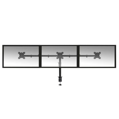 ACT AC8303 | Verstelbare Monitor-bureaubeugel | Tot 27" | Max 7kg | VESA 100x100 | 2 Monitoren - Matmuis - Matmuis