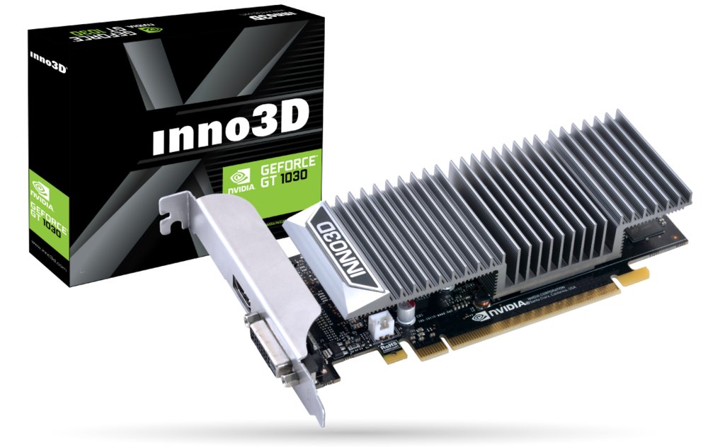 Inno3D GeForce GT 1030 | 2GB GDDR5 VRAM | Low Profile | Videokaart | GPU | Nvidia - Matmuis - Matmuis