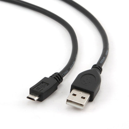 Gembird CCP-MUSB2-AMBM-1M | USB 2.0 | USB-A naar Micro-USB-B | 1m | Zwart - Matmuis - Matmuis