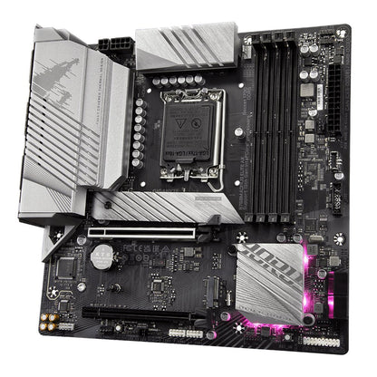 Gigabyte B760M AORUS ELITE AX | Socket LGA 1700 | Intel B760 | 4xDDR5 | Micro-ATX | Moederbord - Matmuis - Matmuis