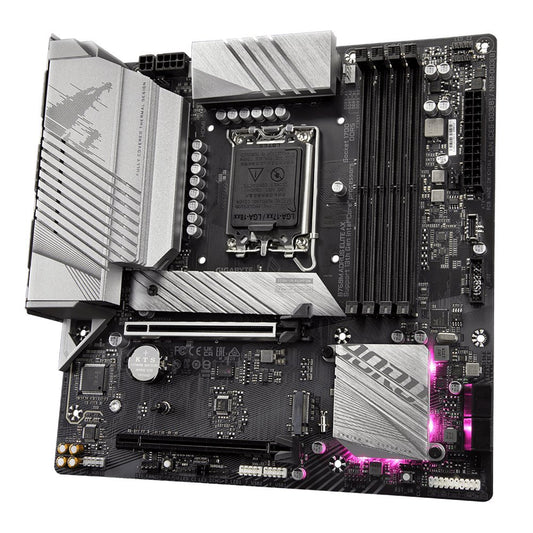 Gigabyte B760M AORUS ELITE AX | Socket LGA 1700 | Intel B760 | 4xDDR5 | Micro-ATX | Moederbord - Matmuis - Matmuis