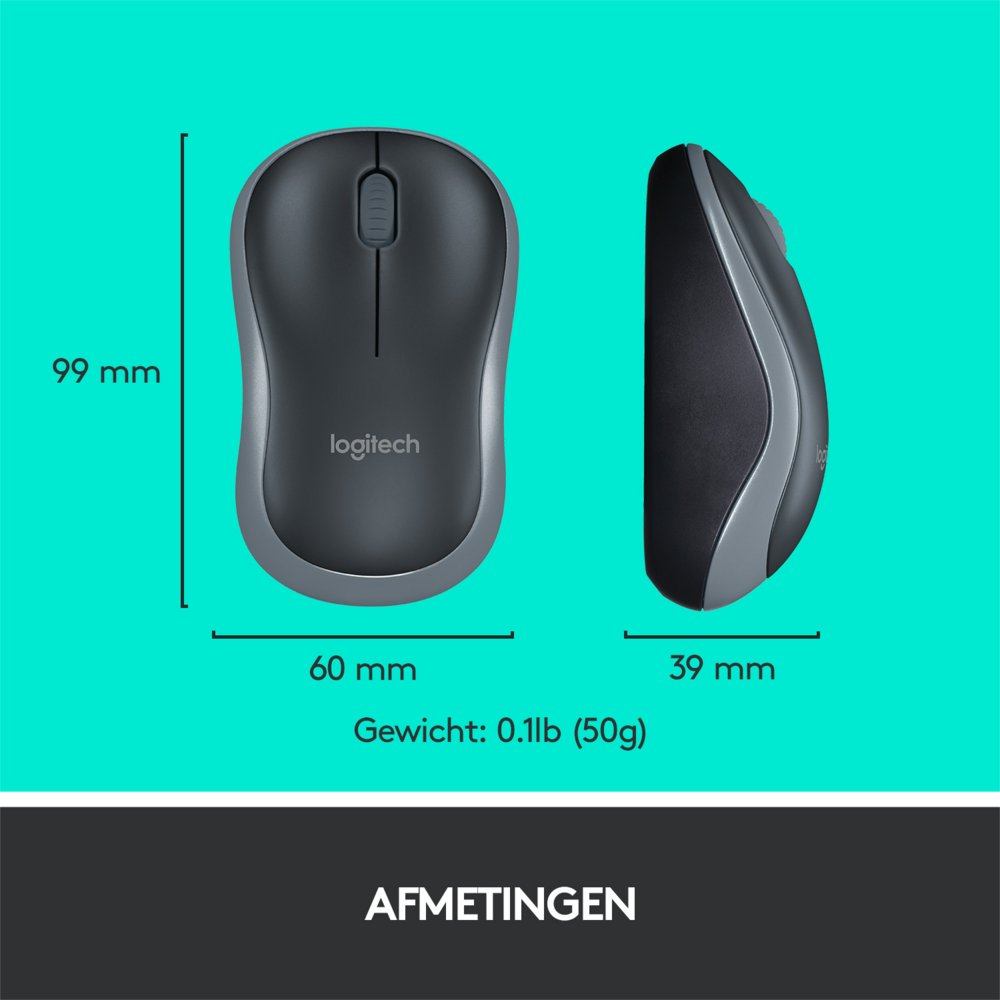 QWERTZ | Logitech MK270 | Draadloze Muis en Toetsenbordcombo | QWERTZ - Matmuis - Matmuis