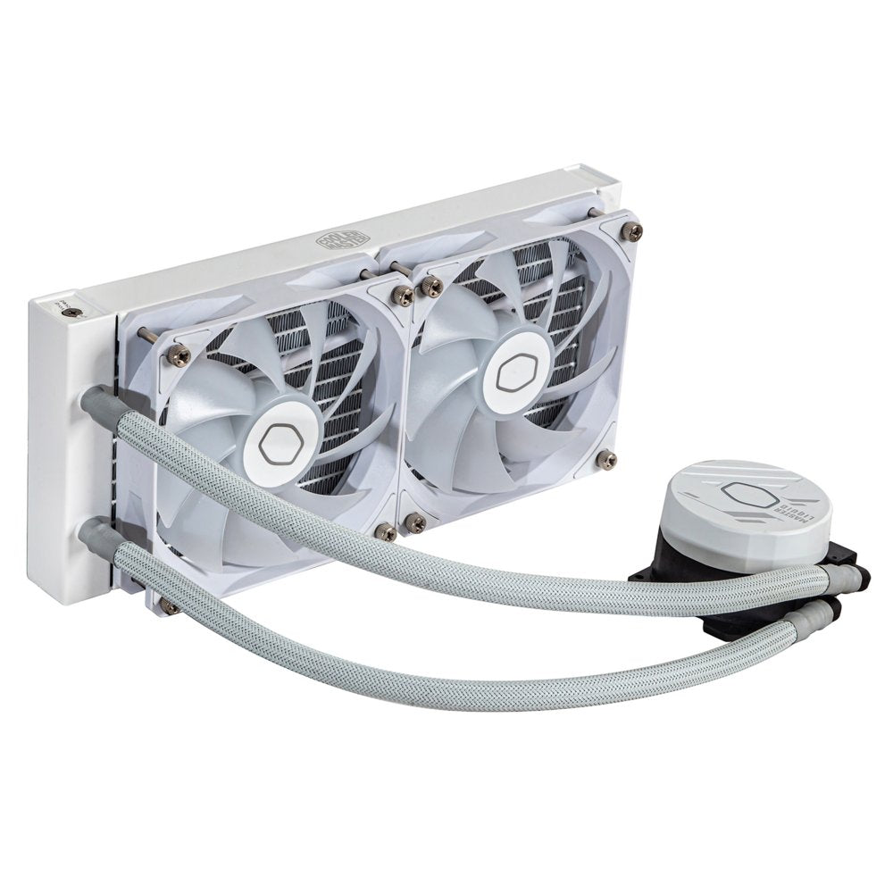 Cooler Master MasterLiquid 240L ARGB | White Edition | All-in-One CPU Waterkoeler - Matmuis