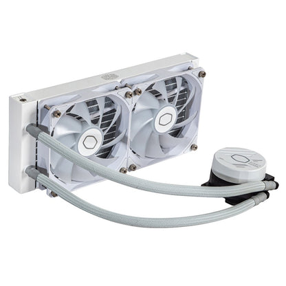Cooler Master MasterLiquid 240L ARGB | White Edition | All-in-One CPU Waterkoeler - Matmuis