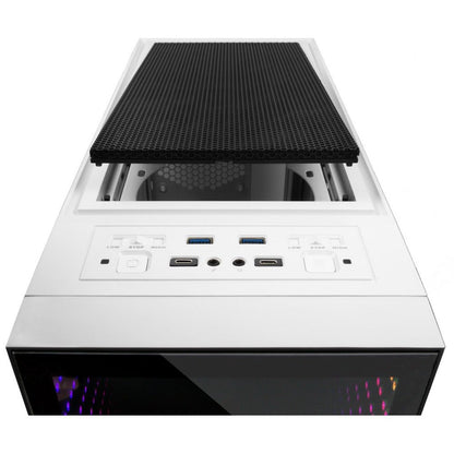 Inter-Tech X-908 Infini2 | Infinity Mirror | Tower Case | Wit - Matmuis