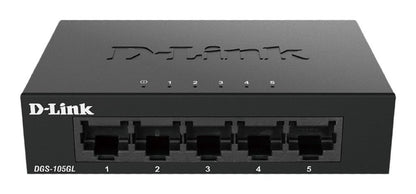 D-Link DGS-105GL/E | Netwerk-switch | Unmanaged | Gigabit Ethernet (10/100/1000) - Matmuis - Matmuis