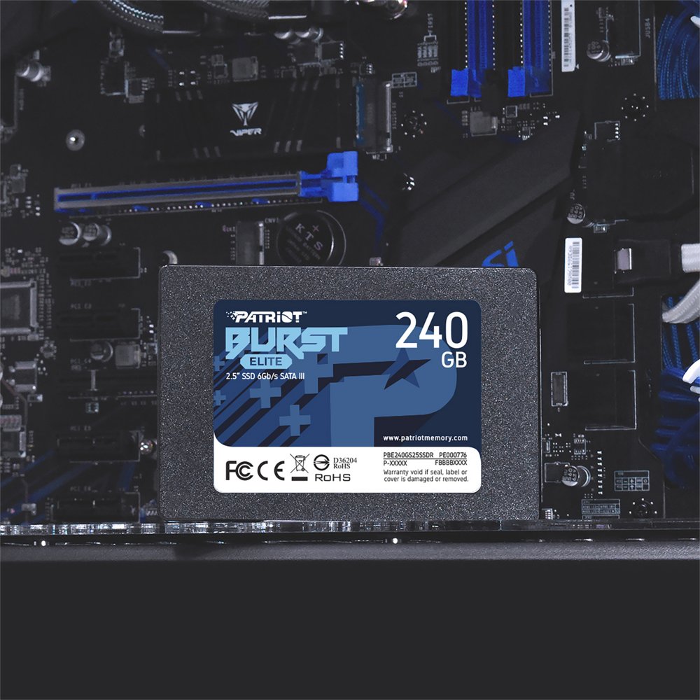 Patriot Burst Elite | 240GB SATA SSD | 2.5 inch | SATA III - Matmuis