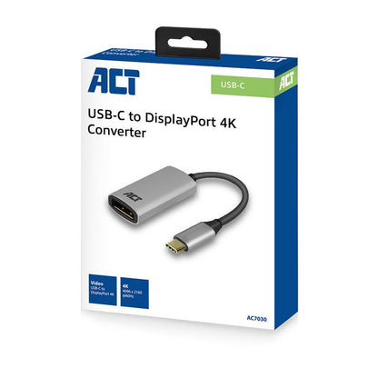ACT AC7030 | USB-C naar DisplayPort Adapter - Matmuis - Matmuis