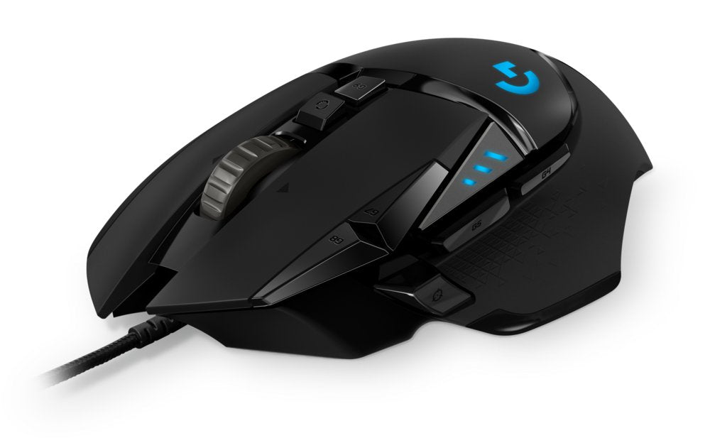 Logitech G502 Hero | Gaming Muis | Rechtshandig | USB-A | 25600 DPI | Zwart - Matmuis - Matmuis