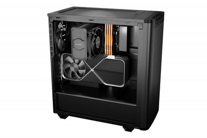 be quiet! PURE BASE 501 Airflow Window | Midi Tower Case | Zwart - Matmuis