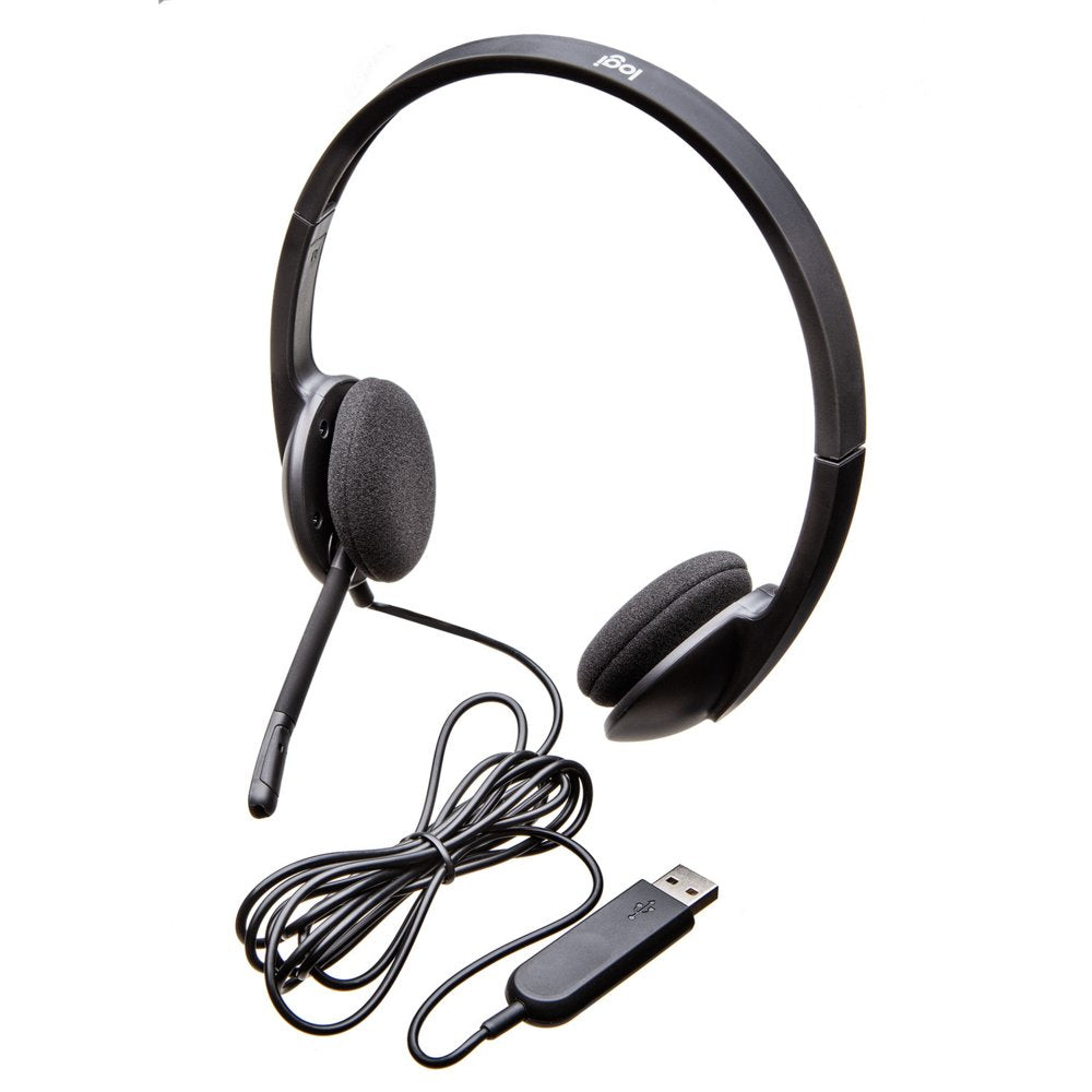 Logitech H340 | Bedrade On-Ear USB Headset | Zwart - Matmuis - Matmuis