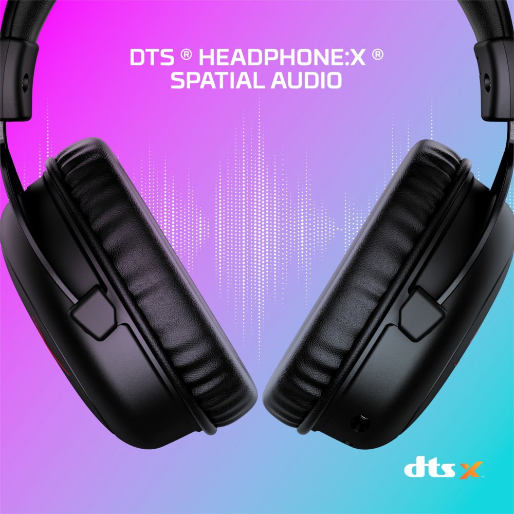 HyperX Cloud II Core | Draadloze Over-Ear Gaming Headset | USB-A Receiver & 3.5mm | Zwart - Matmuis - Matmuis