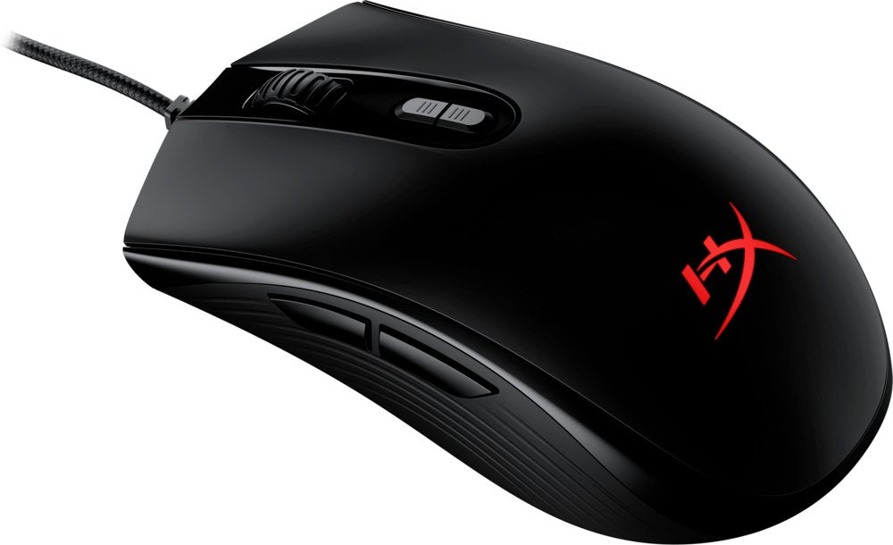 HyperX Pulsefire Core | Bekabelde Gaming Muis | Rechtshandig | USB-A | 6200 DPI | Zwart - Matmuis - Matmuis