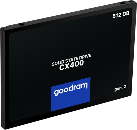 Goodram CX400 | 512GB SATA SSD | 2.5'' | 550MB/s Lezen | 500MB/s Schrijven - Matmuis