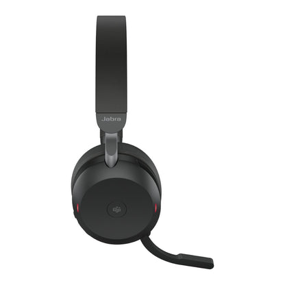 Jabra Evolve2 75 | Draadloze On-Ear Headset | ANC | RF | USB-A | Zwart - Matmuis - Matmuis