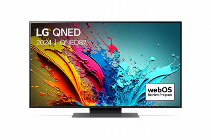 LG 65QNED87T6B 65" | Ultra HD 4K QNED Smart TV | WebOS + Wifi | Local Dimming voor Diepe Zwarttinten | 100Hz - Matmuis - Matmuis
