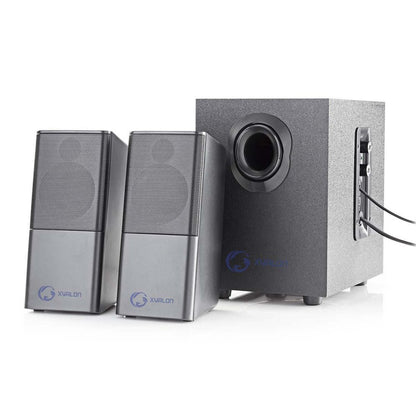 Nedis GSPR10021BK | 2.1 Luidsprekerset | 11W RMS | Zwart - Matmuis - Matmuis