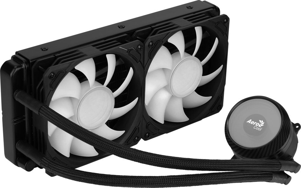 Aerocool Mirage L240 2 x 120MM ARGB RGB/GAMING Waterkoeler - Matmuis