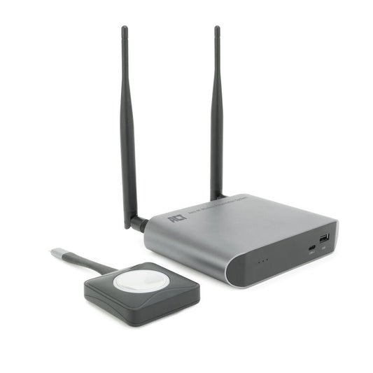 ACT Aero 4K Draadloos Presentatiesysteem (AC7960) | 4K (3840x2160) | USB-C | HDMI | Plug and Play | Multi User | Split Screen - Matmuis - Matmuis