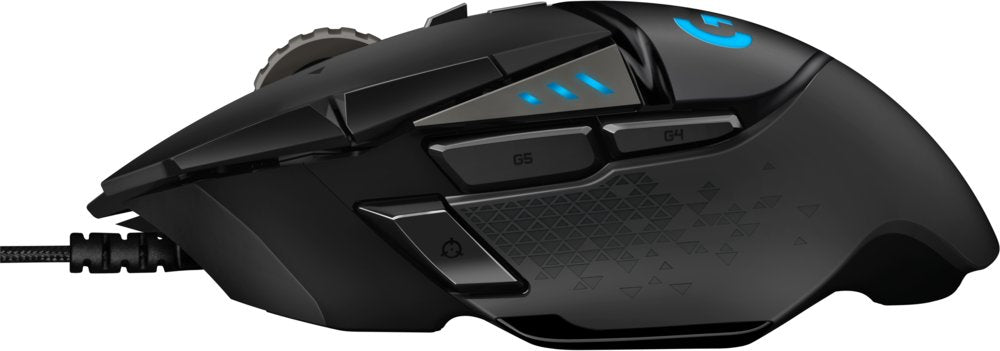Logitech G502 Hero | Gaming Muis | Rechtshandig | USB-A | 25600 DPI | Zwart - Matmuis - Matmuis
