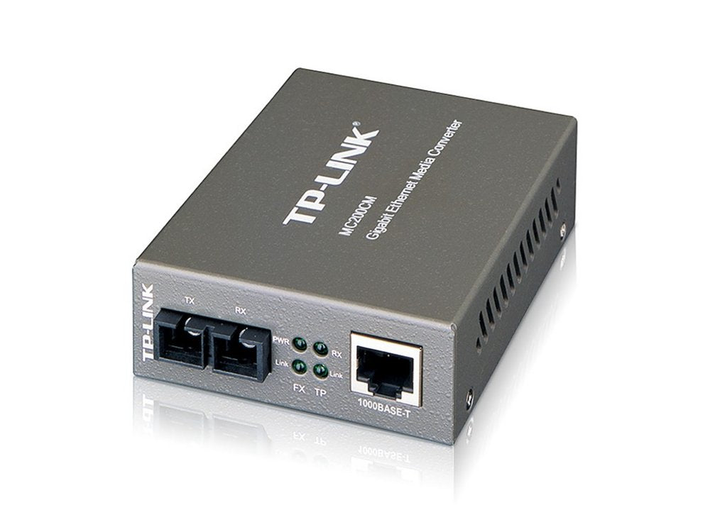 TP-Link MC200CM | Gigabit Media Converter | 1000 Mbit/s | Multi-mode | 850 nm - Matmuis - Matmuis