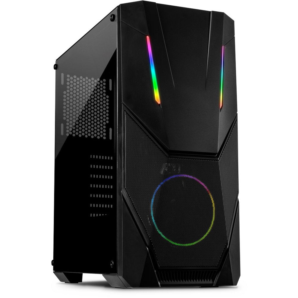 Inter-Tech IT-3303 Hornet RGB | Midi Tower Case | Zwart - Matmuis