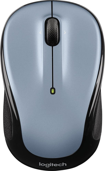 Logitech M325s | Draadloze Muis | Links- en Rechtshandig | RF | 1000 DPI | Zwart/Grijs - Matmuis - Matmuis