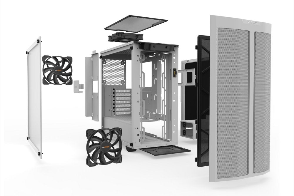 be quiet! Pure Base 500DX | Midi Tower Case | Wit - Matmuis