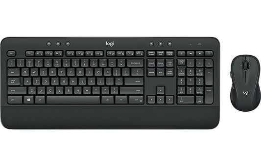 Logitech MK545 Advanced | Draadloze Muis- en Toetsenbordcombo | QWERTY | Zwart - Matmuis - Matmuis