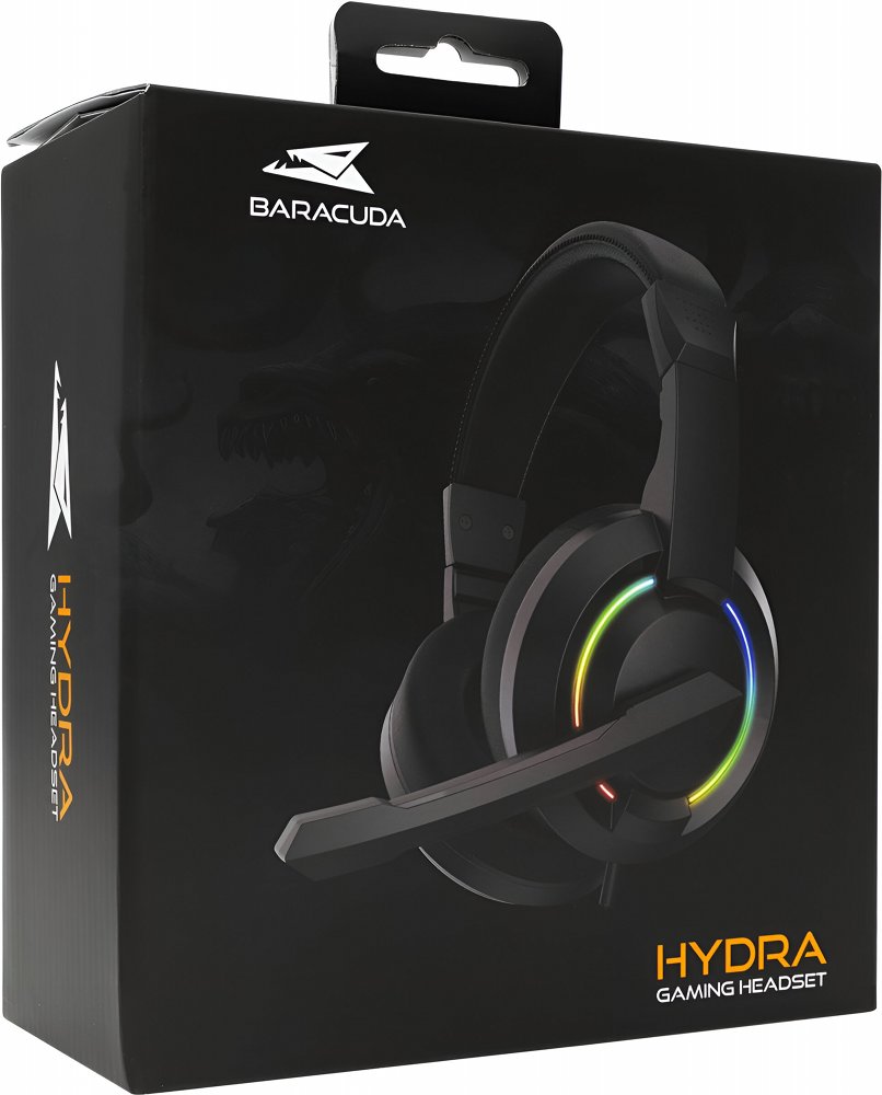 Baracuda HYDRA RGB Rainbow | Gaming Headset 3,5mm & USB | Zwart - Matmuis - Matmuis