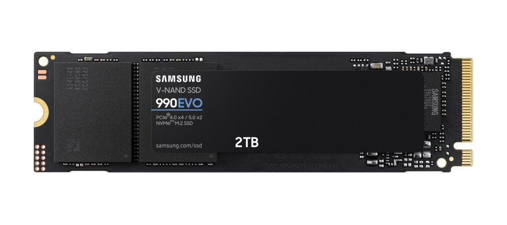 Samsung 990 EVO | 2TB NVMe SSD | M.2 | Gen4 | 5.000MB/s Lezen | 4.200MB/s Schrijven - Matmuis