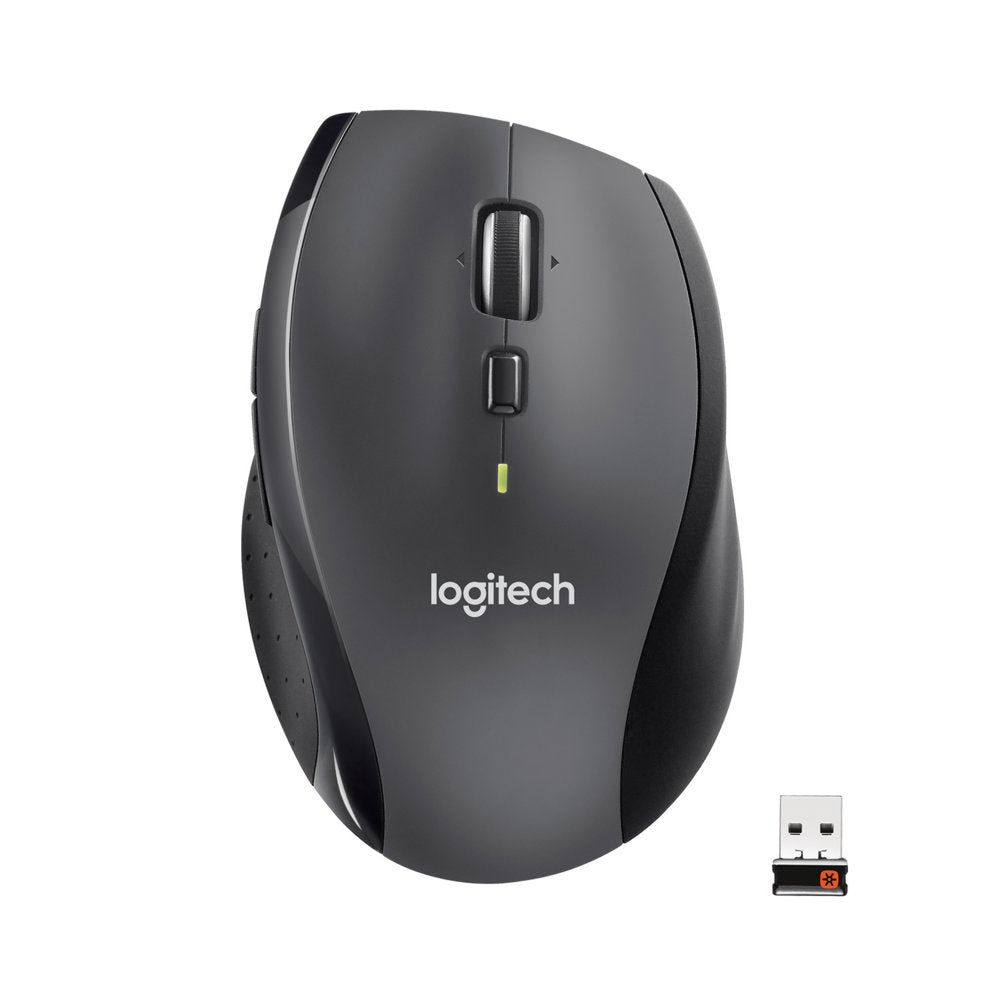 Logitech Marathon M705 | Draadloze Muis | Rechtshandig | RF | 1000 DPI | Zwart - Matmuis - Matmuis