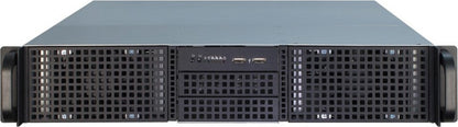Inter-Tech IPC 2U-20248 | Server Rack Case | Zwart - Matmuis