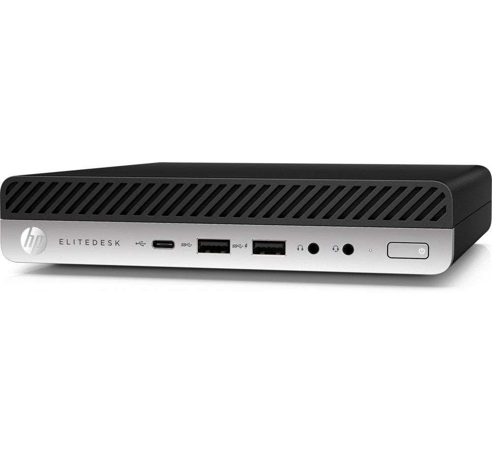 HP EliteDesk 800 G4 Mini | Intel Core i5-8500 | 256GB | 8GB | 2x DisplayPort | W11 Professional | Refurbished Silver
