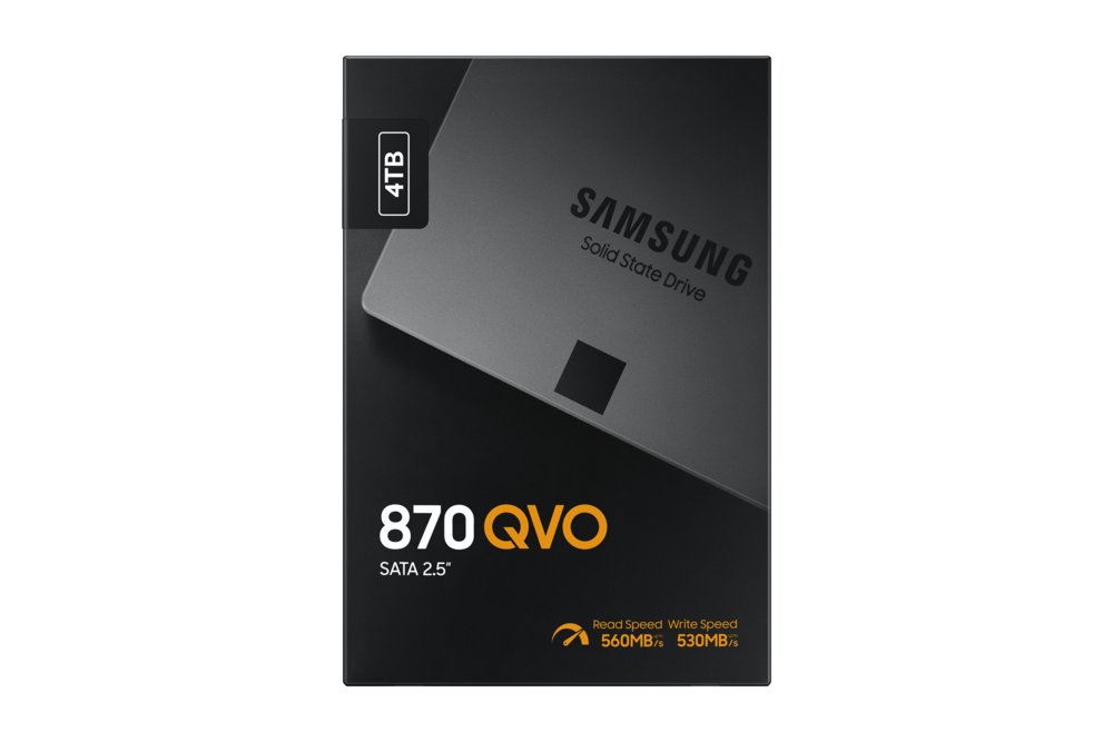 Samsung 870 QVO | 4TB SATA SSD | 2.5'' | 560MB/s Lezen | 530MB/s Schrijven - Matmuis
