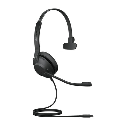 Jabra Evolve2 30 UC | Mono Bedrade On-Ear Headset USB-C | Zwart - Matmuis - Matmuis