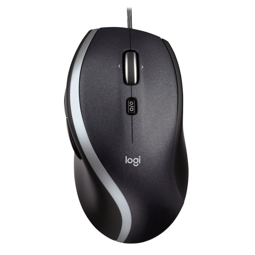 Logitech M500 | 1000 DPI Laser Sensor | Bedrade USB Muis | 7 Knoppen | Supersnel Scrollwiel | Rechtshandig | Zwart - Matmuis - Matmuis