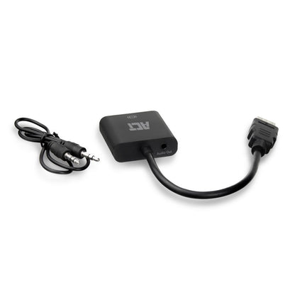 ACT AC7535 | HDMI naar VGA Adapter | 0,23 m | Zwart - Matmuis - Matmuis