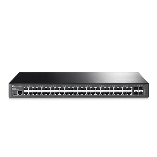TP-Link TL-SG3452 | JetStream Managed L2 Switch | 52 Poorten | Gigabit Ethernet (10/100/1000 Mbps) | 48x RJ45 + 4x SFP | Omada SDN | QoS/ACL - Matmuis