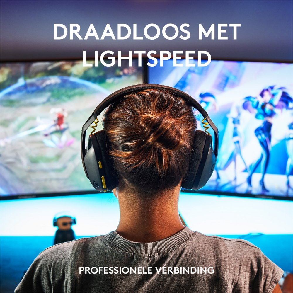 Logitech G435 Wireless Gaming Headset | Bluetooth & Lightspeed | Hoofdband | Zwart - Matmuis - Matmuis