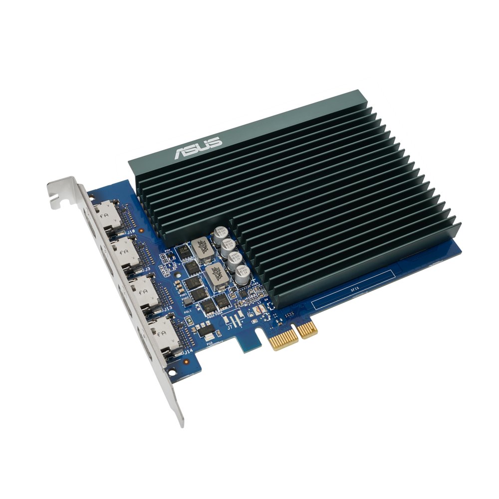 ASUS GT730-4H-SL-2GD5 | NVIDIA GeForce GT 730 | 2GB GDDR5 | Passief gekoeld | 4x HDMI-uitgang - Matmuis - Matmuis
