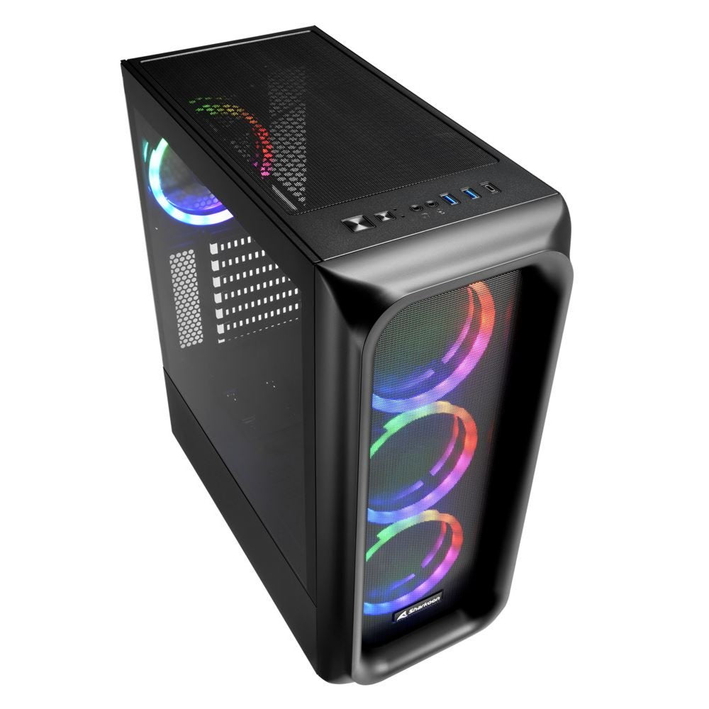 Sharkoon TK5M RGB | Midi Tower Case | Zwart - Matmuis