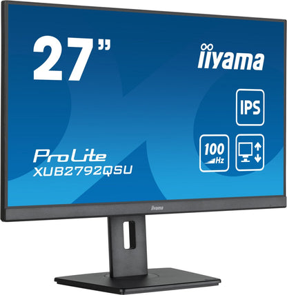 iiyama ProLite XUB2792QSU-B6 27" | 2560x1440 IPS | 100Hz | Monitor - Matmuis