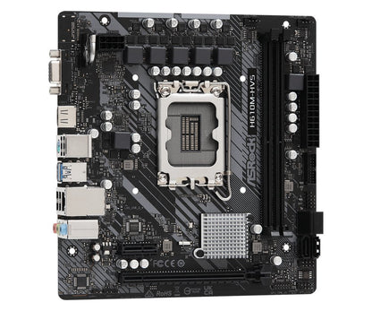 Asrock H610M-HVS Intel H610 | Socket LGA 1700 | Intel H610 | 2xDDR4 | Micro-ATX | Moederbord - Matmuis - Matmuis